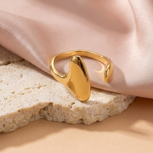 18K Gold Plated Aurelia Flow Gold Ring