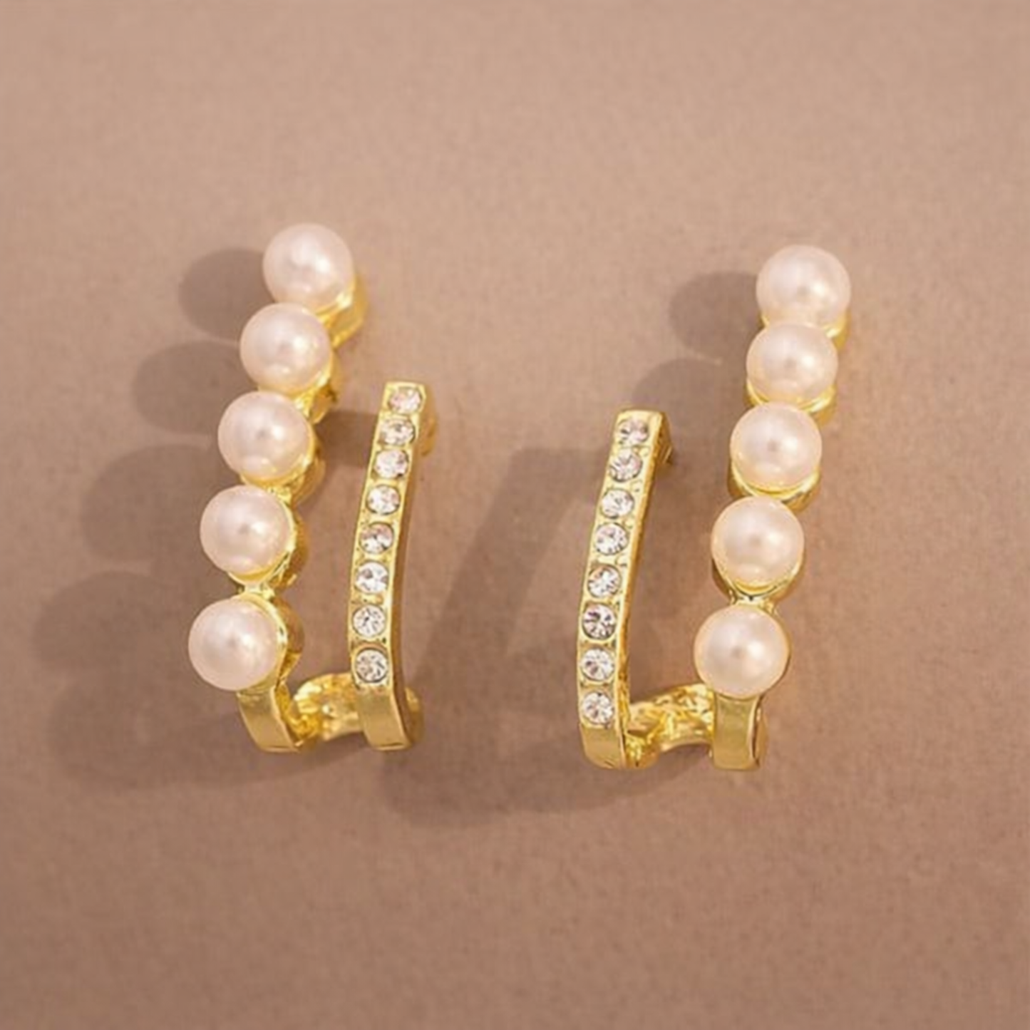 Ivory Shine Pearl Earrings