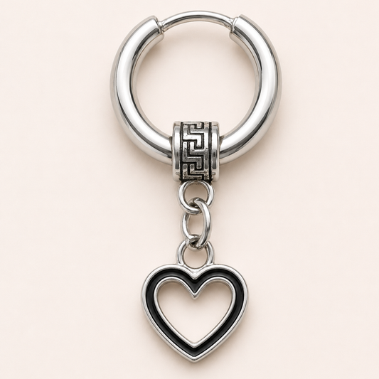 Men - Magestic Heart Earring