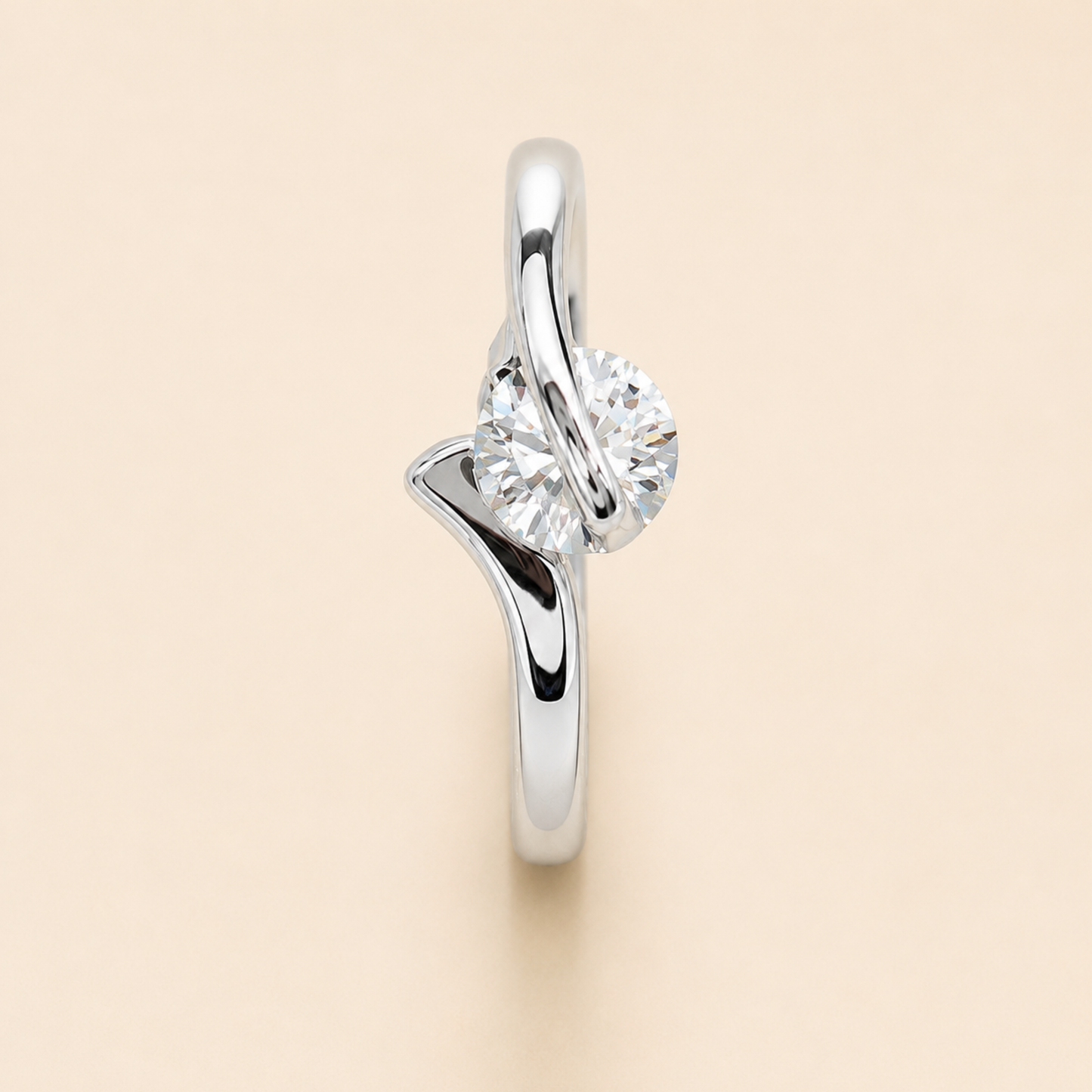 Anti Tarnish Silver Adjustable Ring