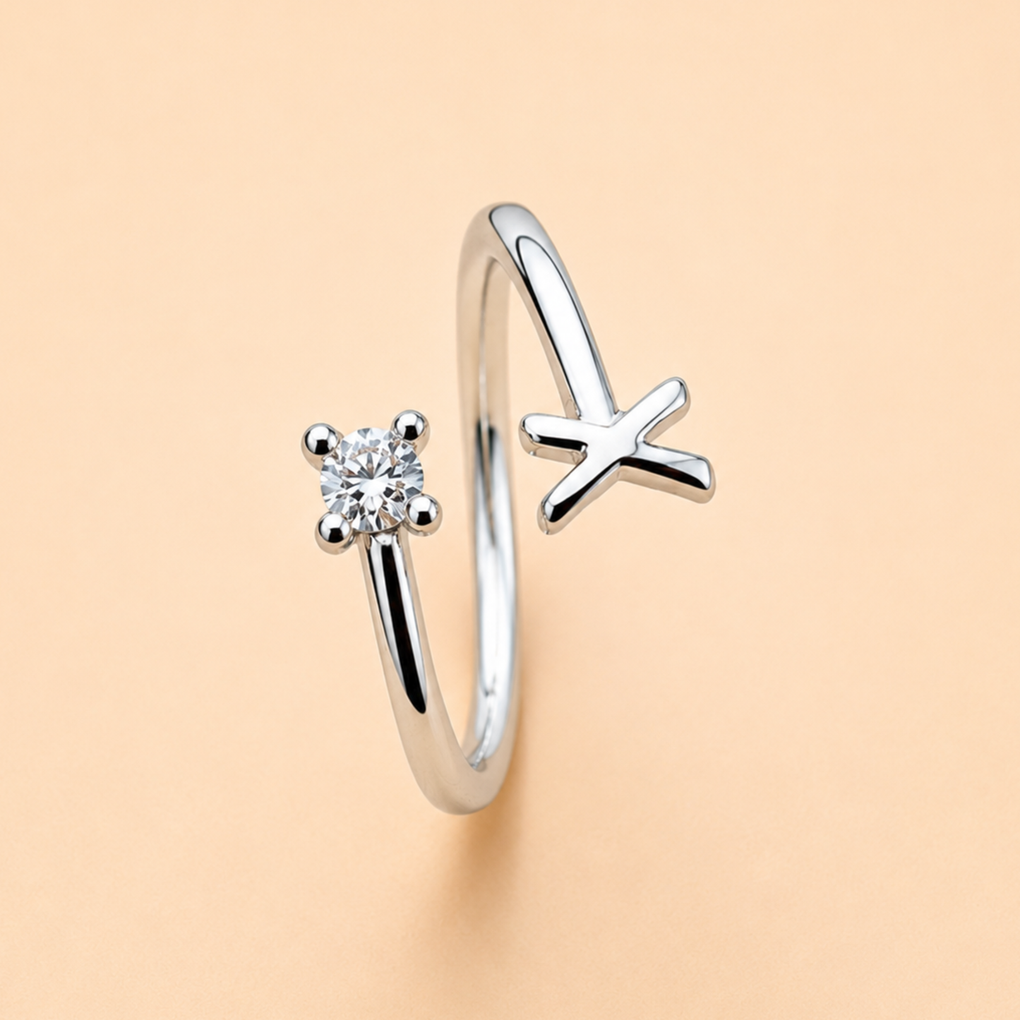 Elegant Cosmic Charm Ring