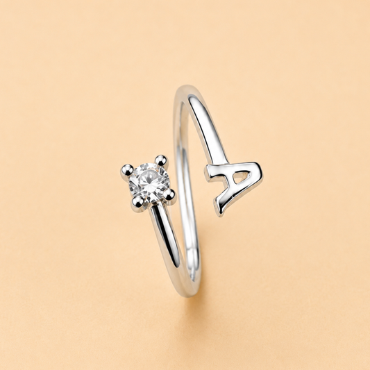Celestial Letter A Ring
