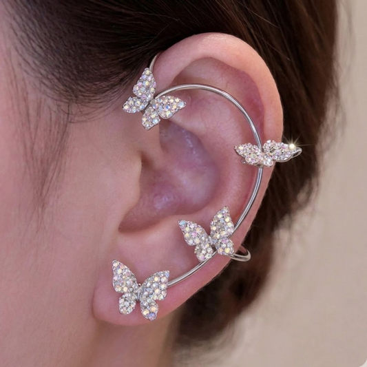 Crystal Flutter Luxe Ear Cuff