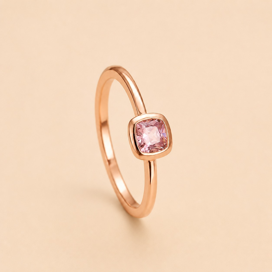 Rosé Crystal Ring