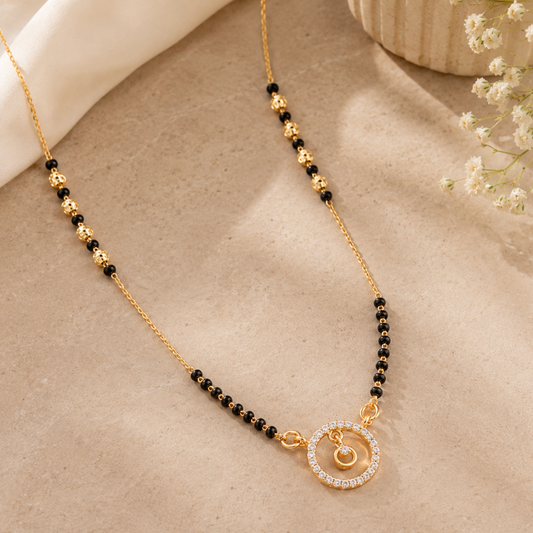 Eternal Circle Diamond Mangalsutra