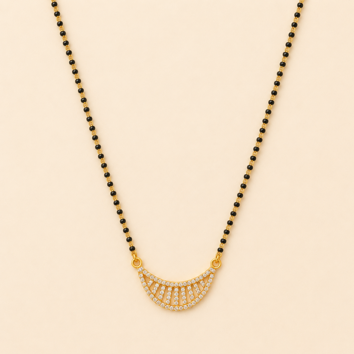 Diamond Crescent Mangalsutra