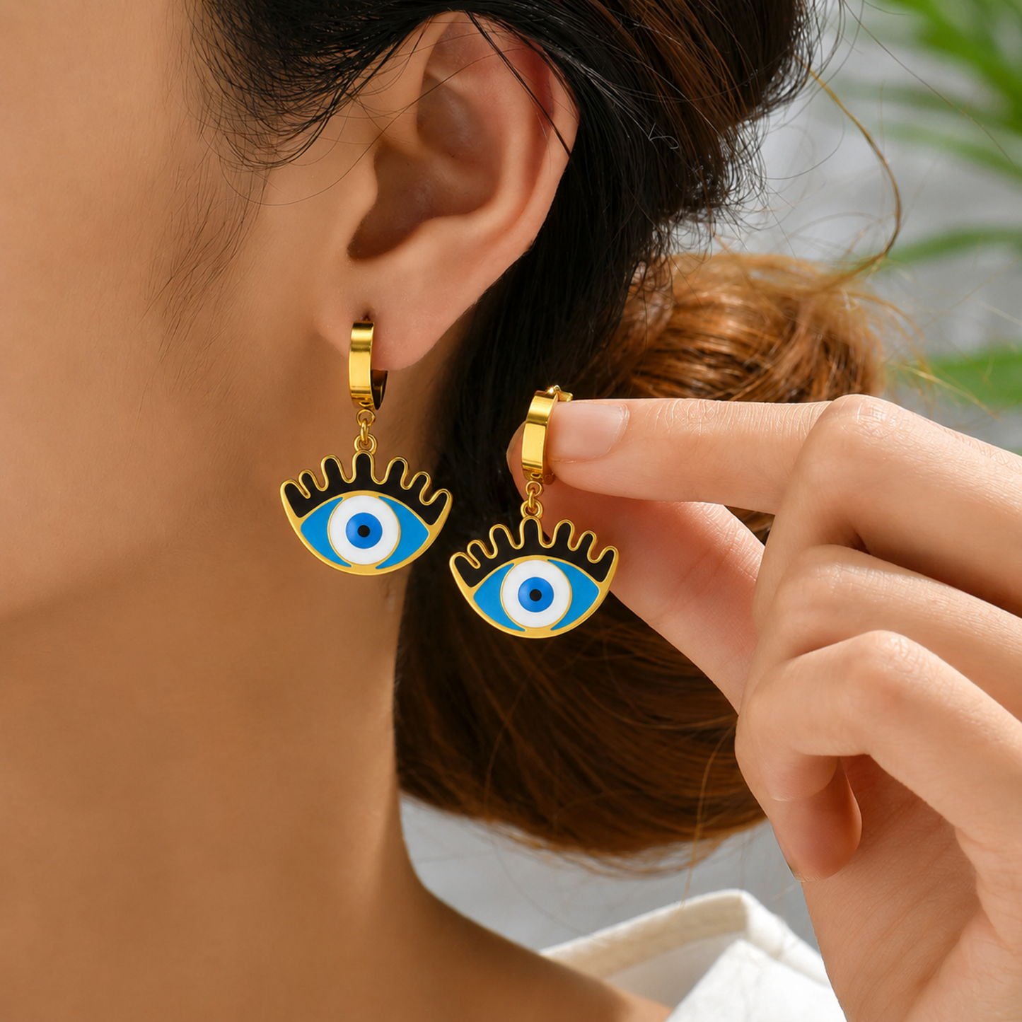 Evil Eye Luxe Dangle Earring