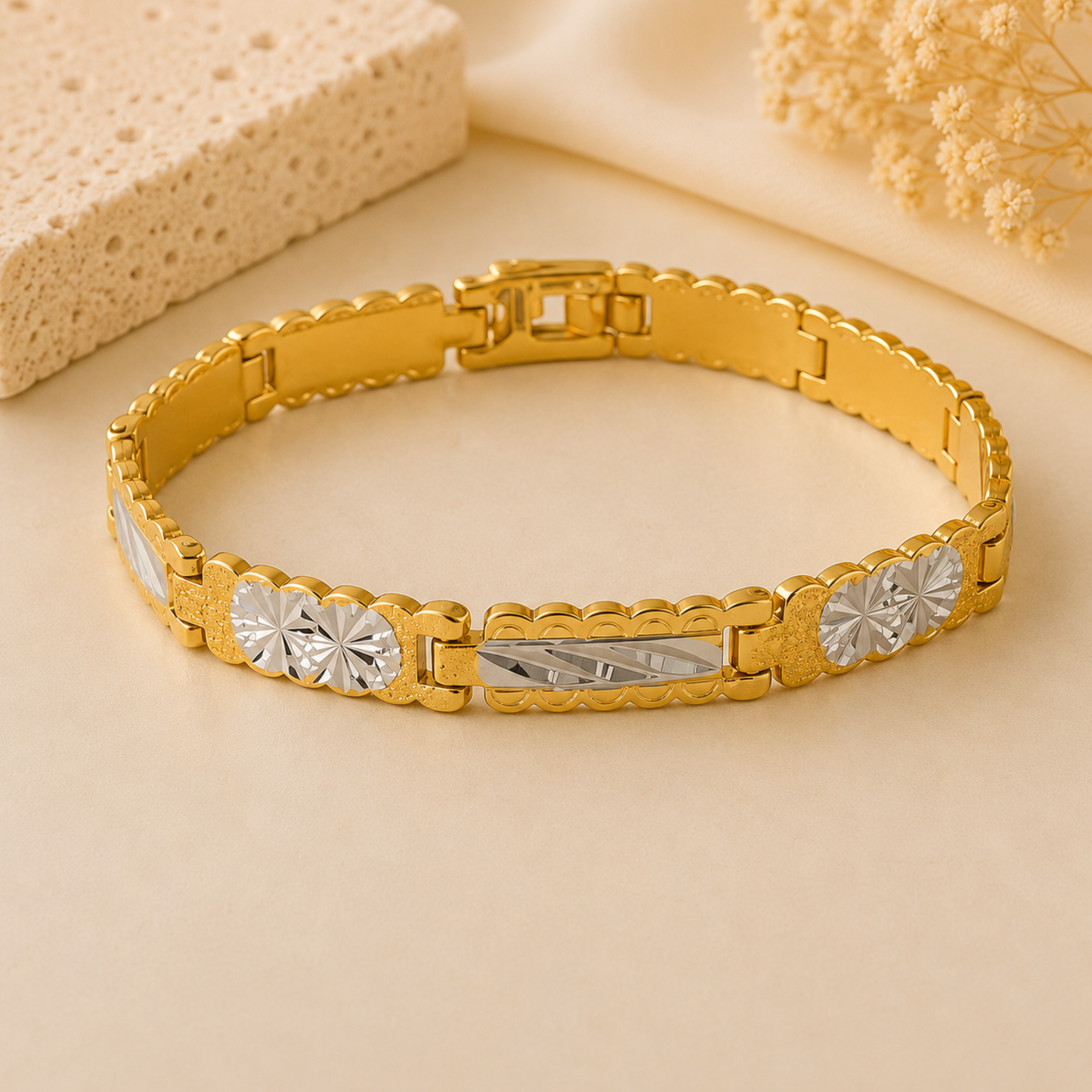 Men - Premium Blossom Chain Bracelet