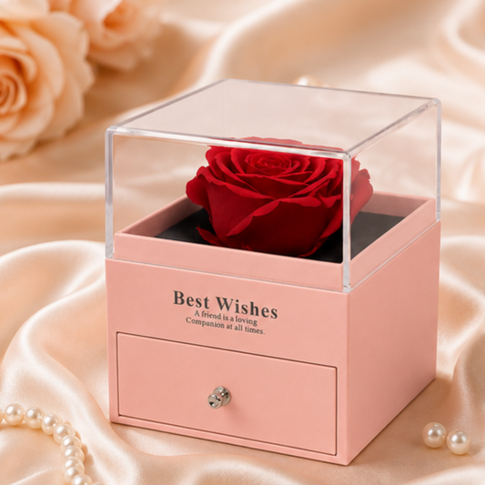 Kimti Forever Rose Jewelry Box