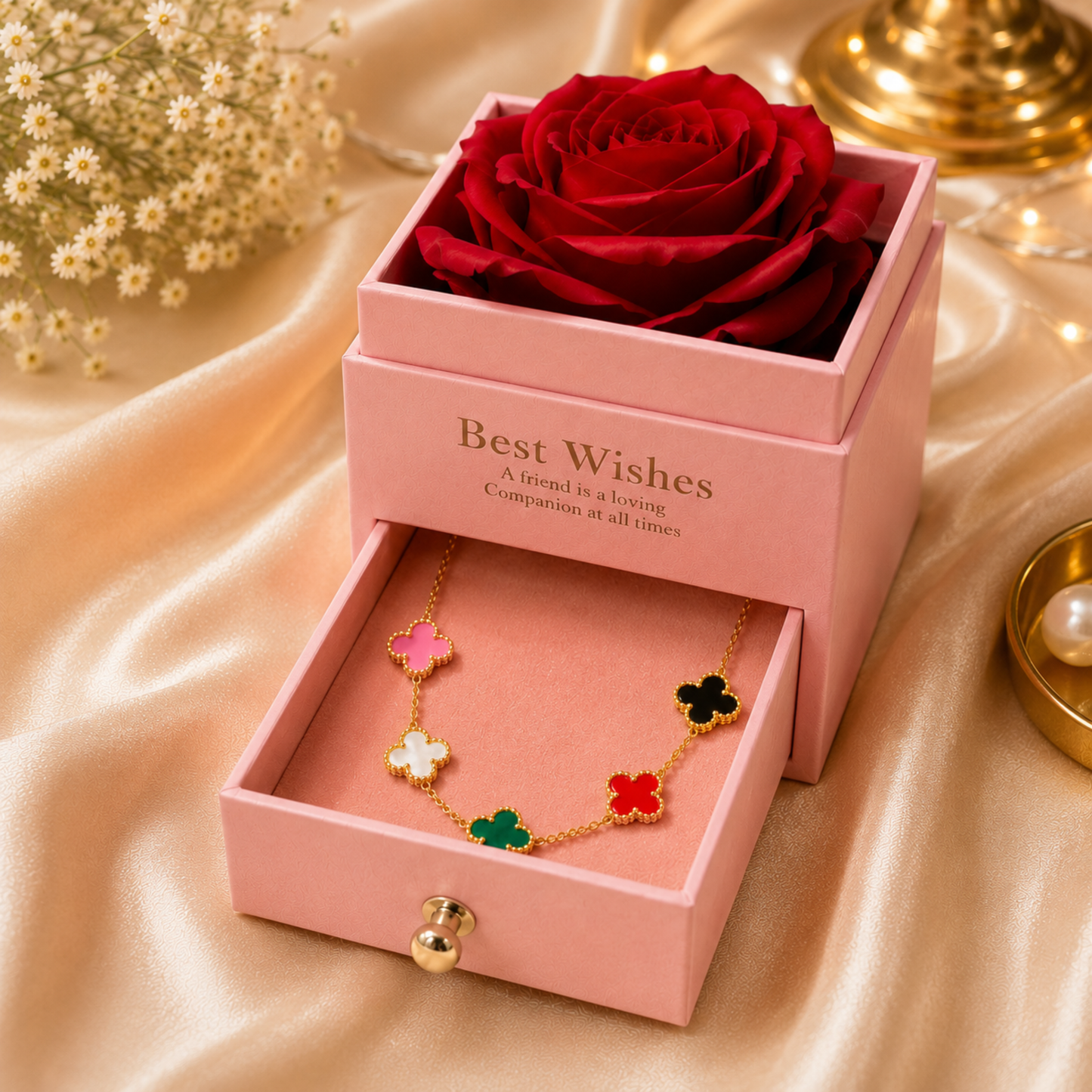 Rs.399 Kimti Forever Rose Jewelry Box