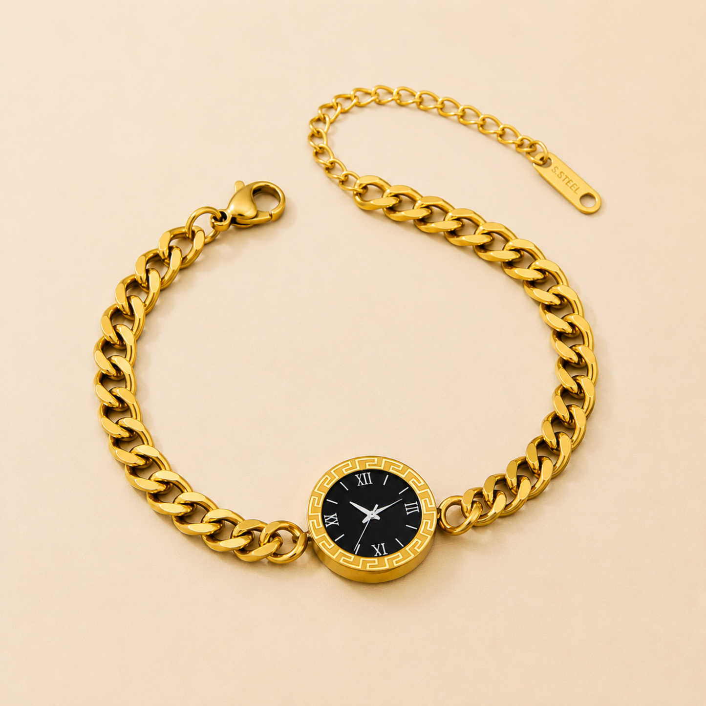 Celeste Black Dial Bracelet Watch