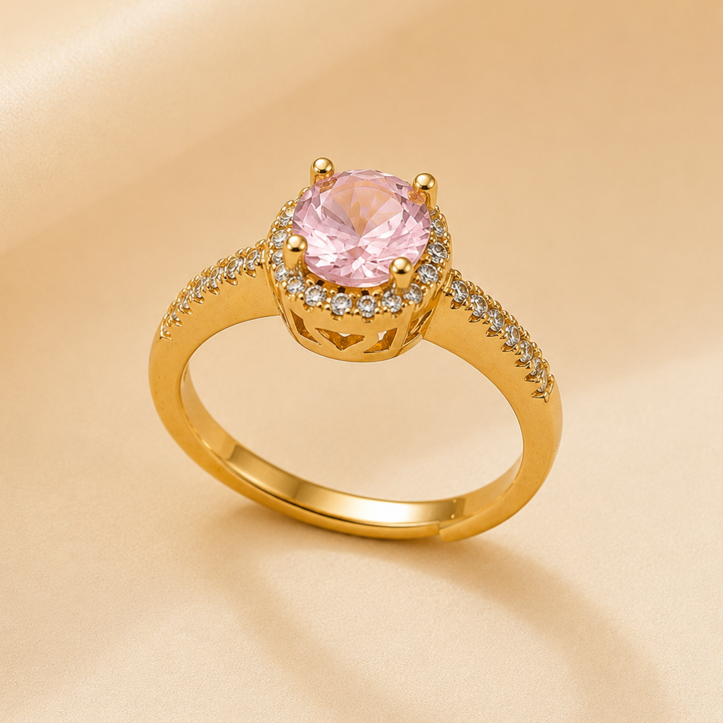 Rose Bloom Adjustable Ring