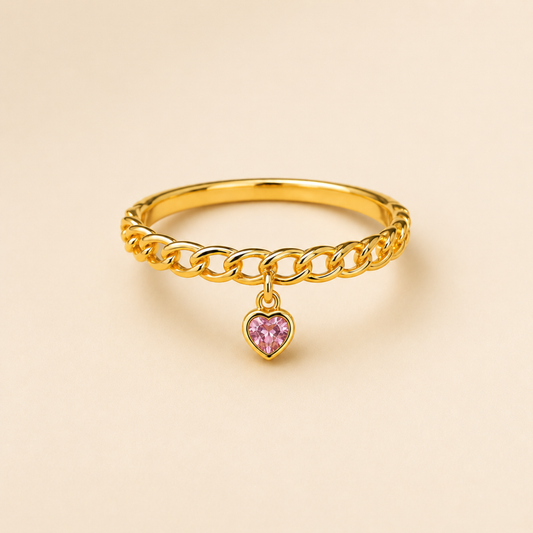 Sweetheart Charm Ring