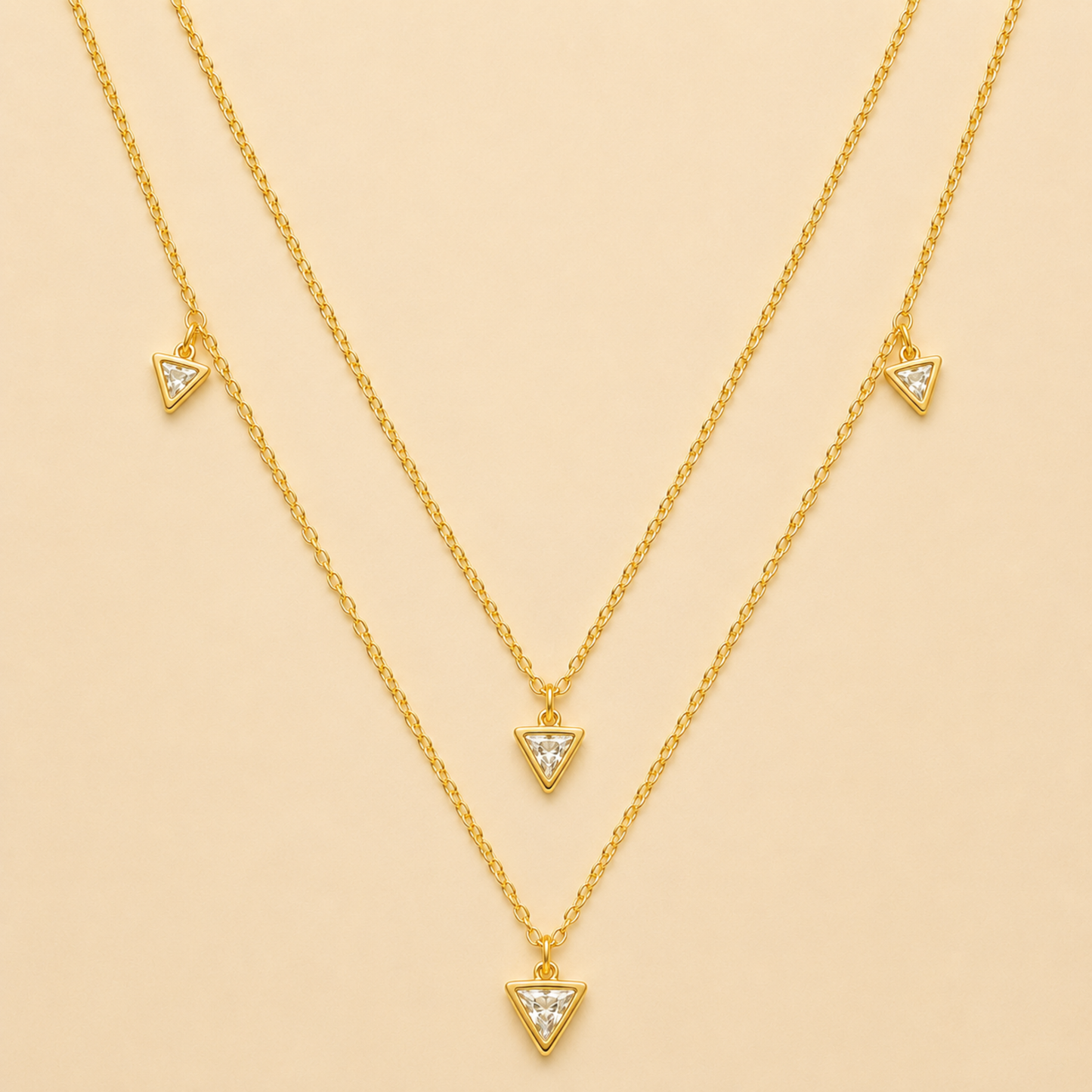 Trinity Spark Pendant Necklace