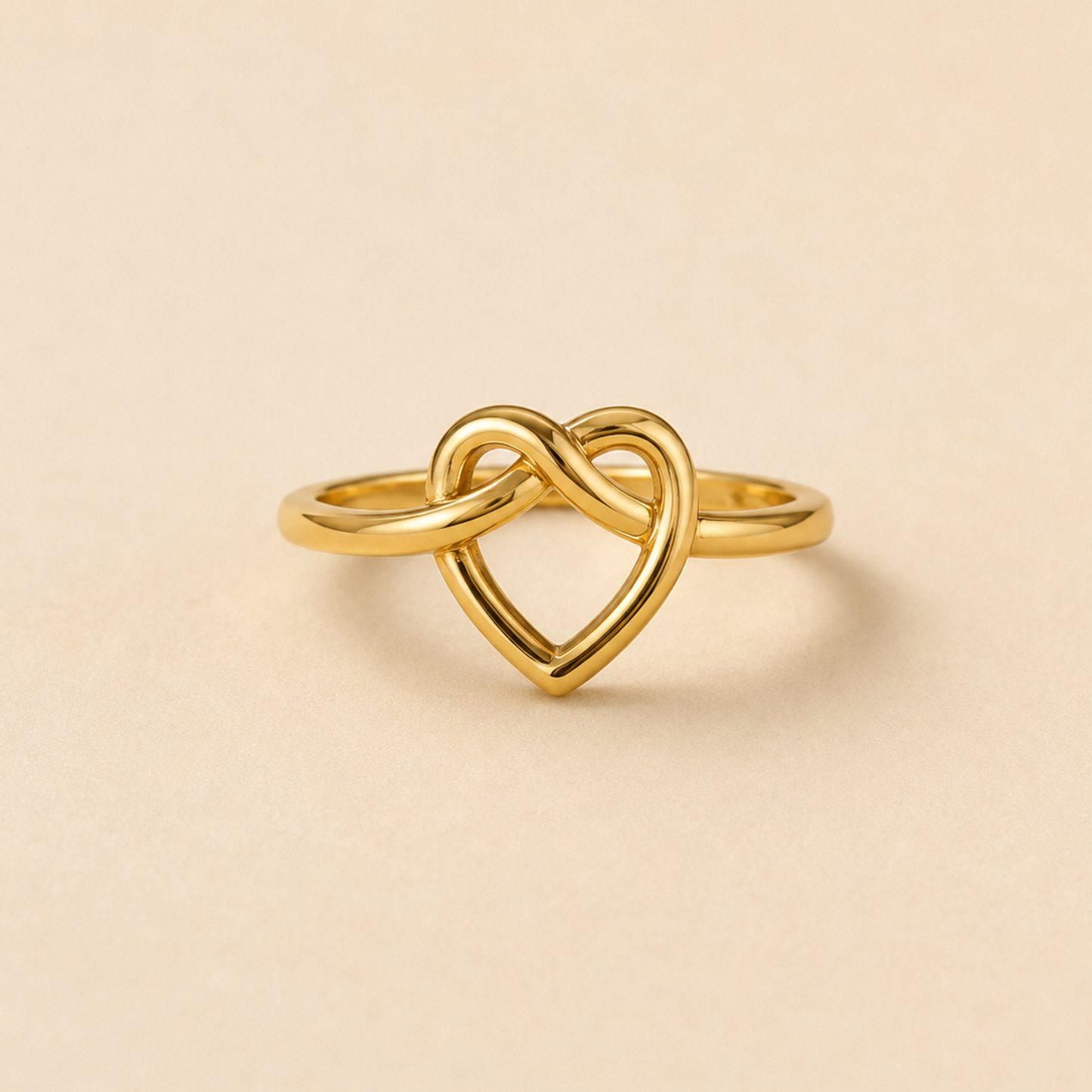 Golden Promise Heart Ring