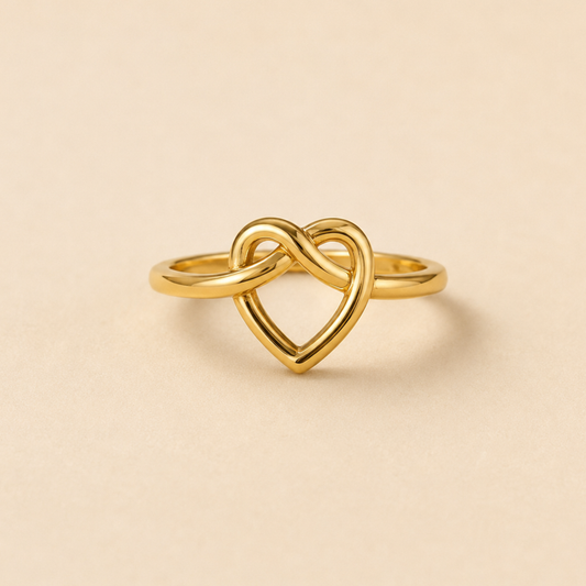 Golden Promise Heart Ring