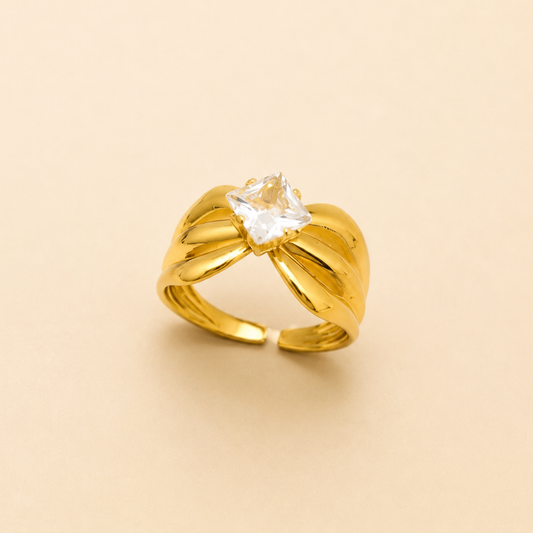 Royal Crystal Wrap Ring