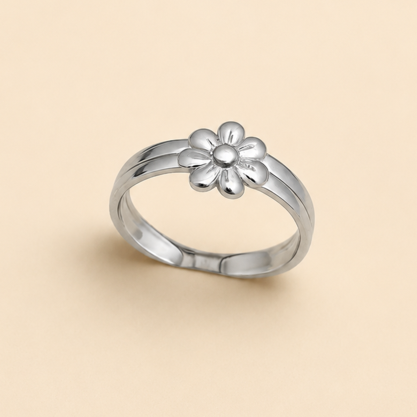 Flower Charm Ring