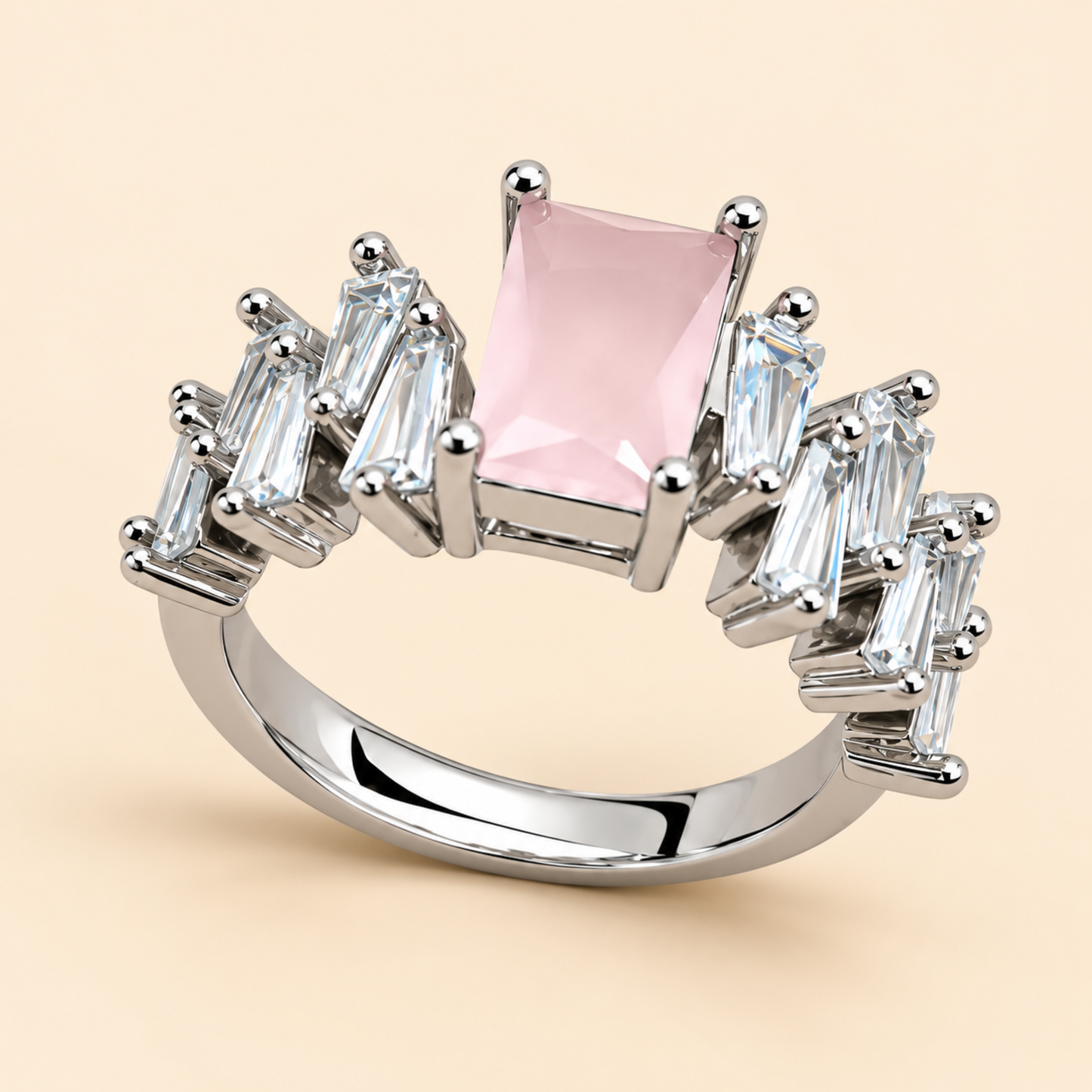 Crystal Blush Ring