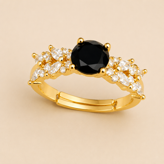 Midnight Bloom Ring