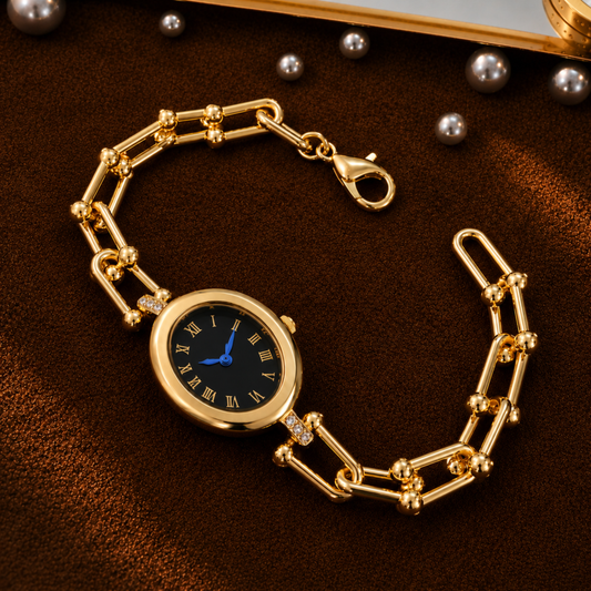 Opulent Roman Gold Watch