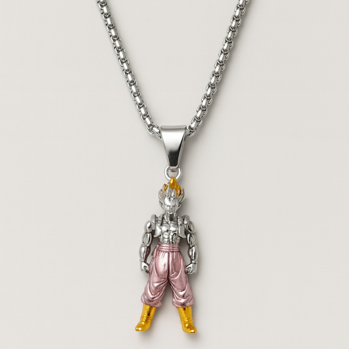 Super Saiyan Pendant Stainless Steel Necklace