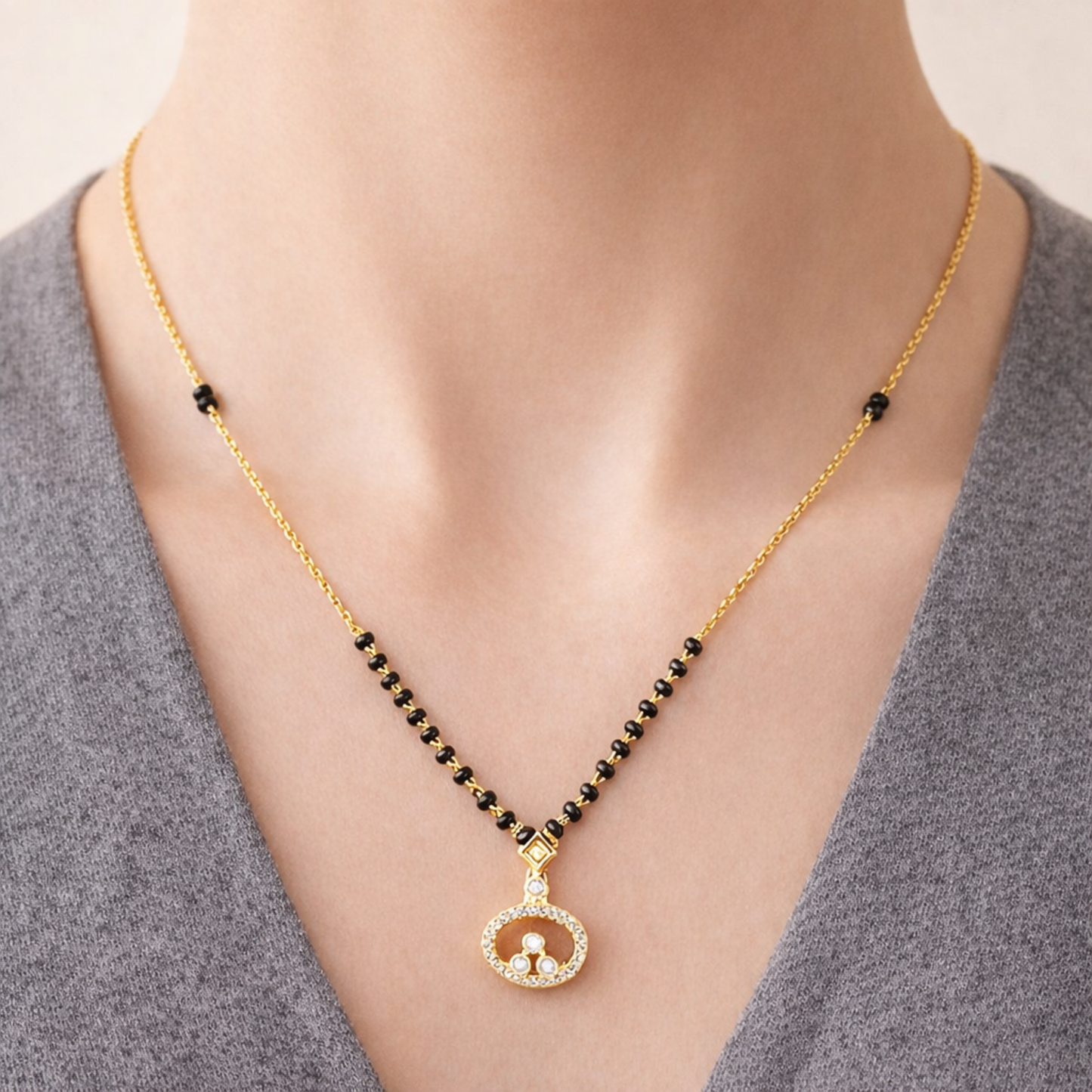 Anaya Tridev Charm Mangalsutra