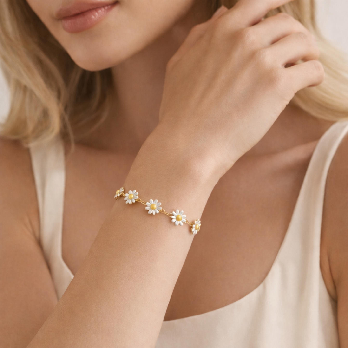 Daisy Bracelet - Silver