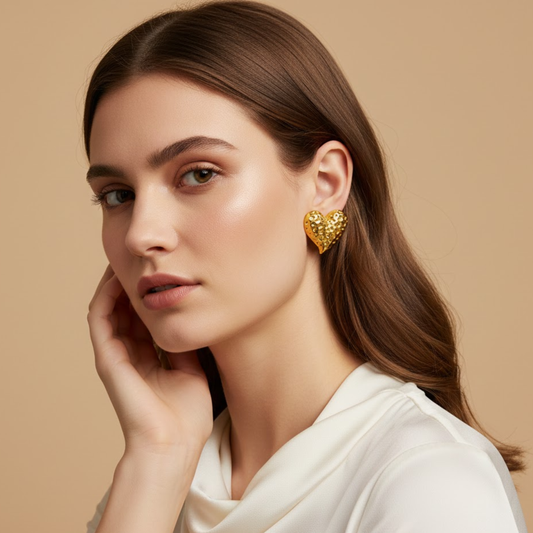 18k Gold Plated Sweetheart Spark Earrings