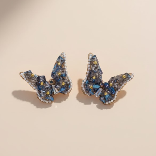 Midnight Butterfly Earrings