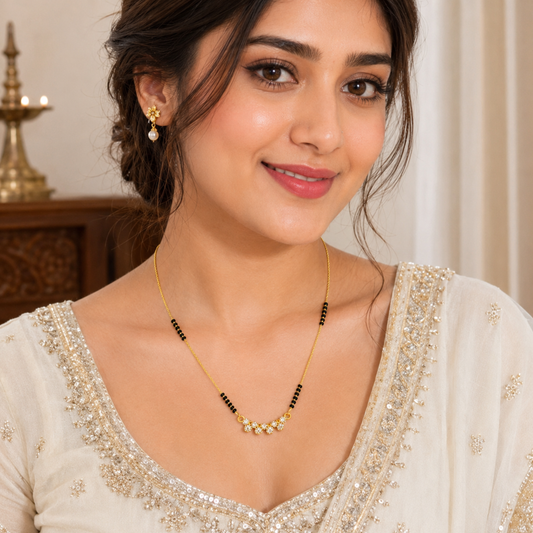 Zariya Diamond Charm Mangalsutra