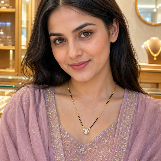 Aabira Diamond Glow Mangalsutra