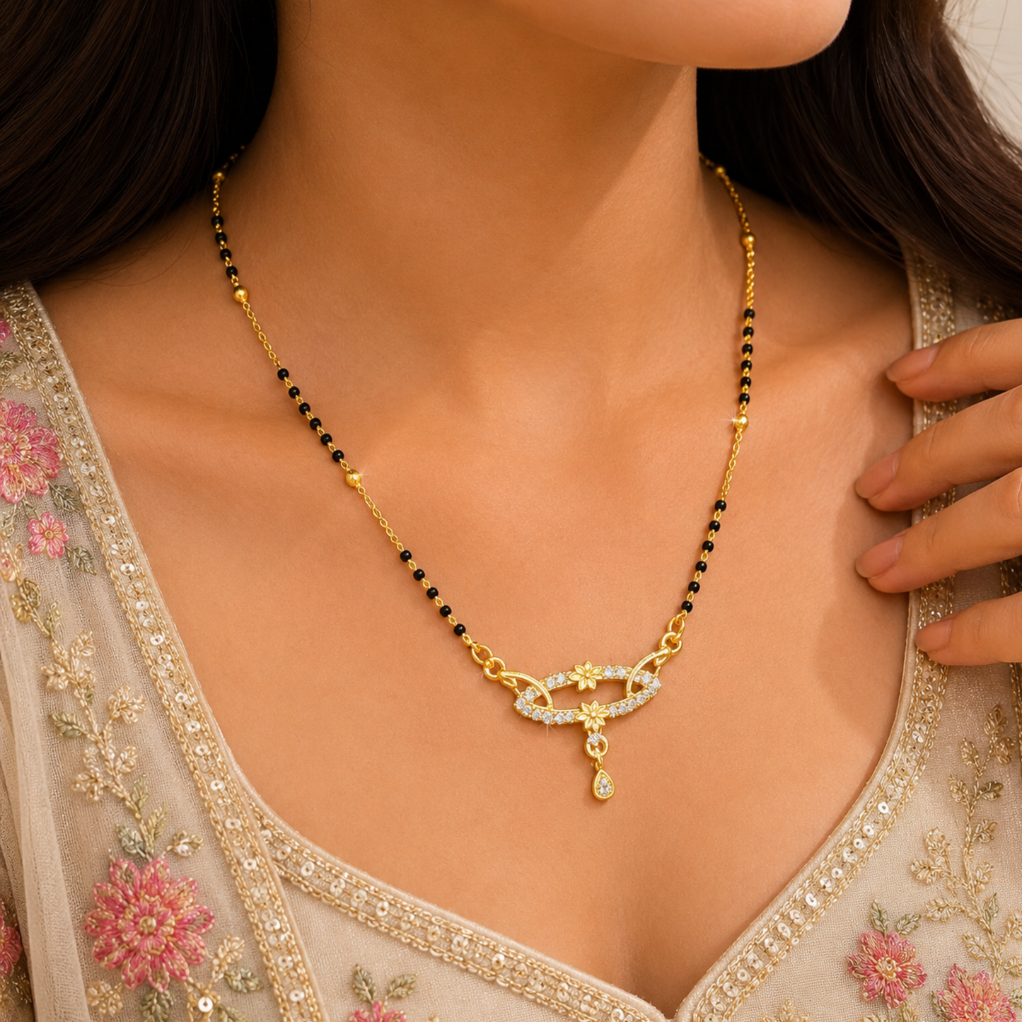 Twin Oval Luxe Mangalsutra
