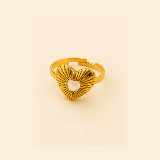 18K Gold Plated Auric Love Ring for Women