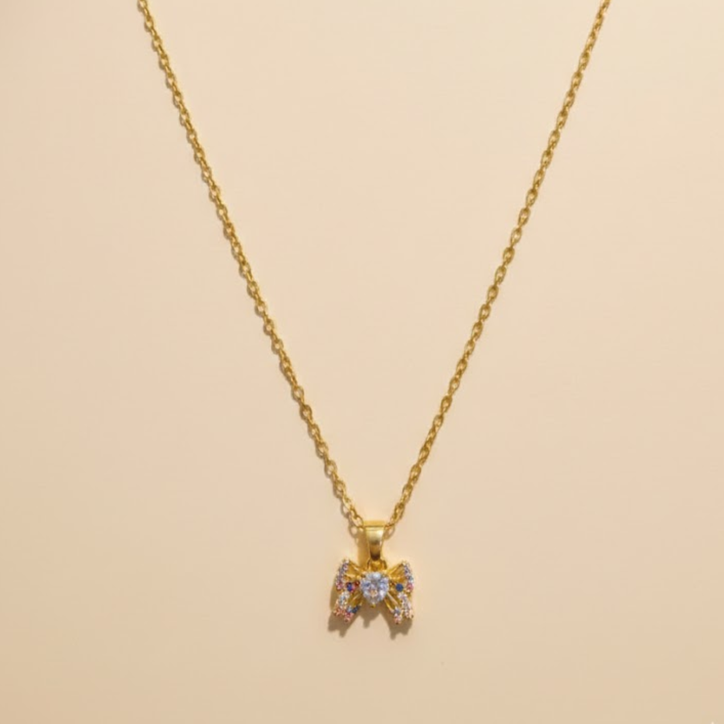 Women’s Butterfly Crystal Pendant Necklace