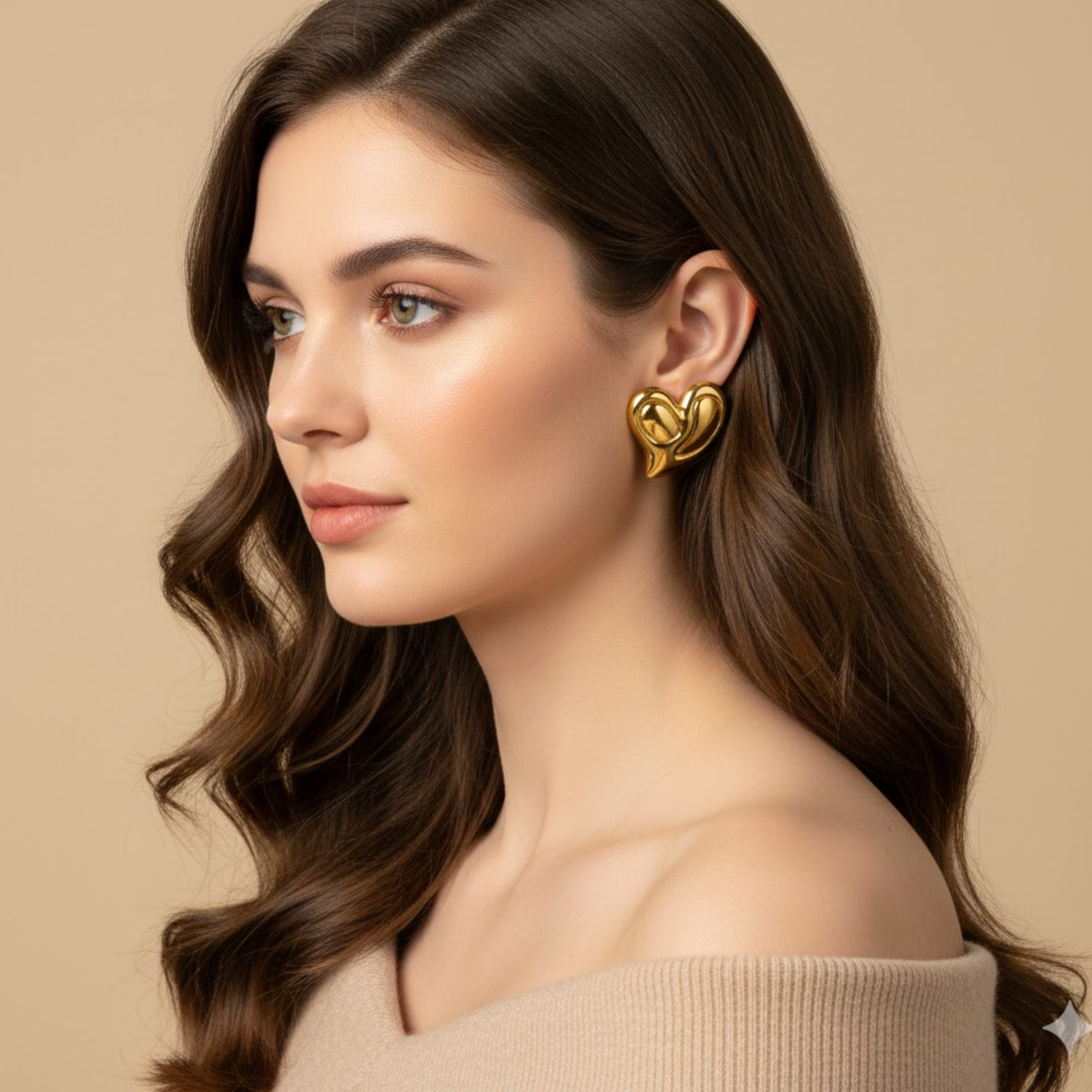 18k Gold Plated Liquid Love Earrings