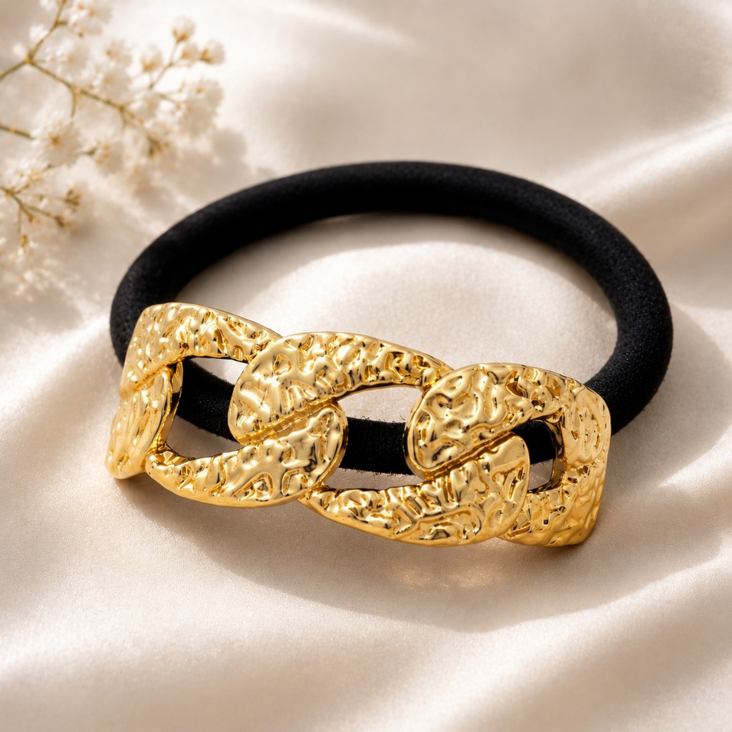 18k Gold Plated Bold Hair Tie
