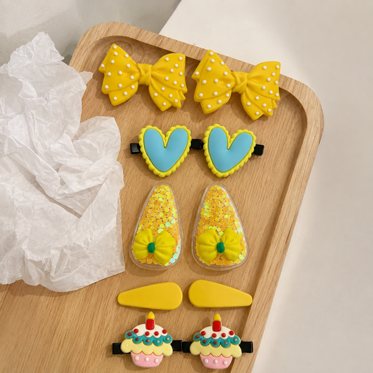 Sunny Pop Hair Clip Set