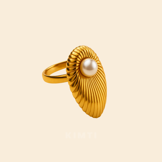18K Gold Plated Celest Ring for Women