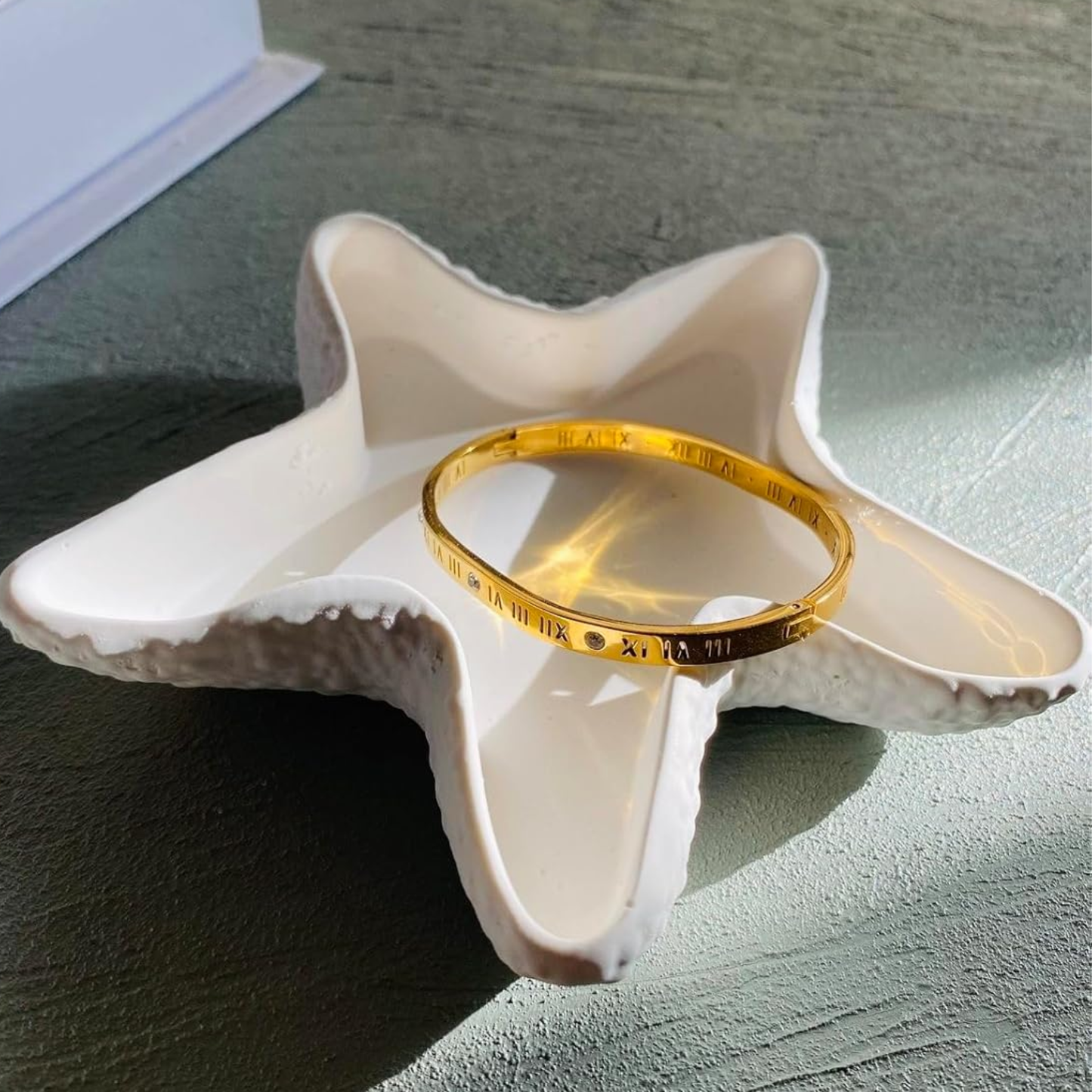 Luxury Ceramic Star Tray for Accessories Organization