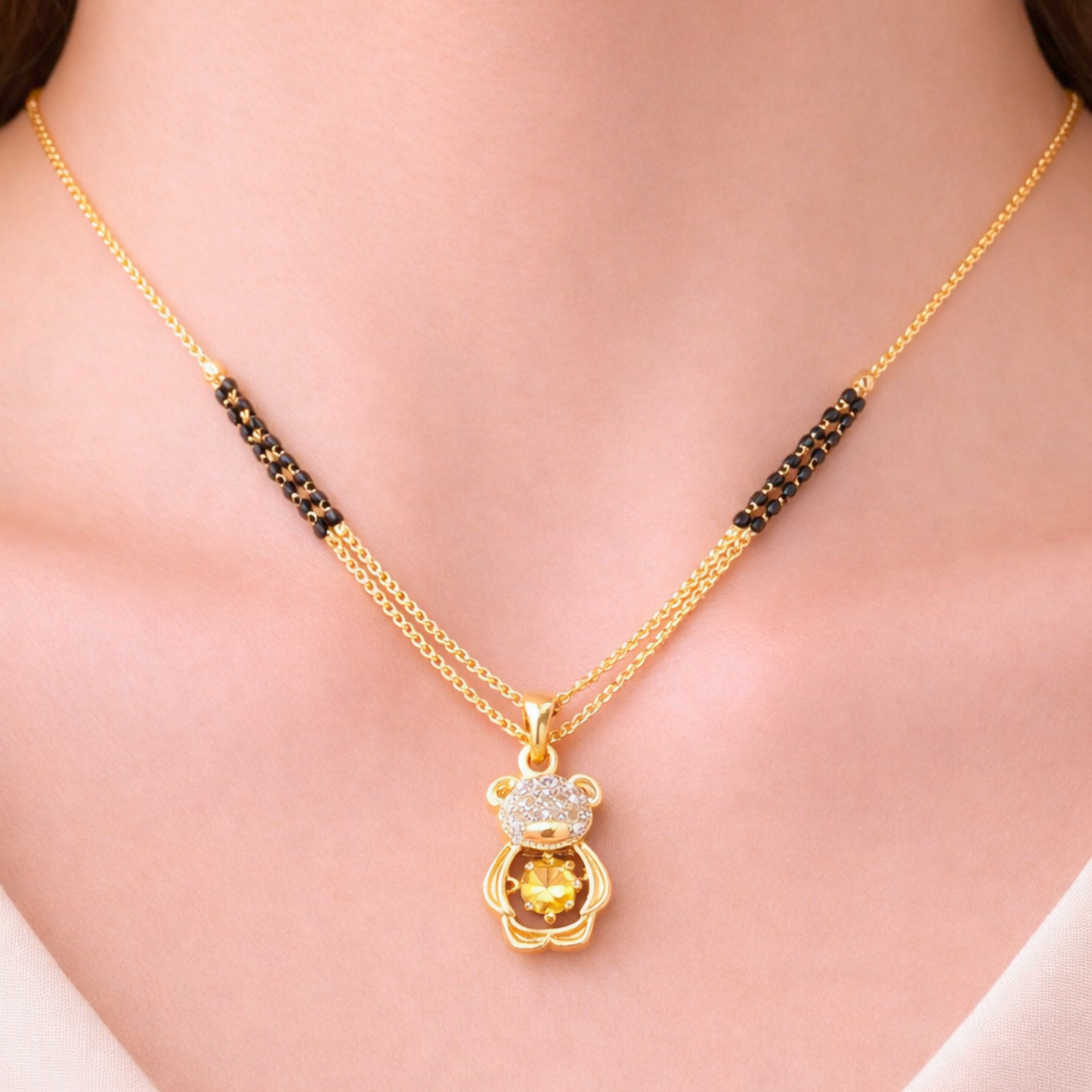 Panda Love Mangalsutra