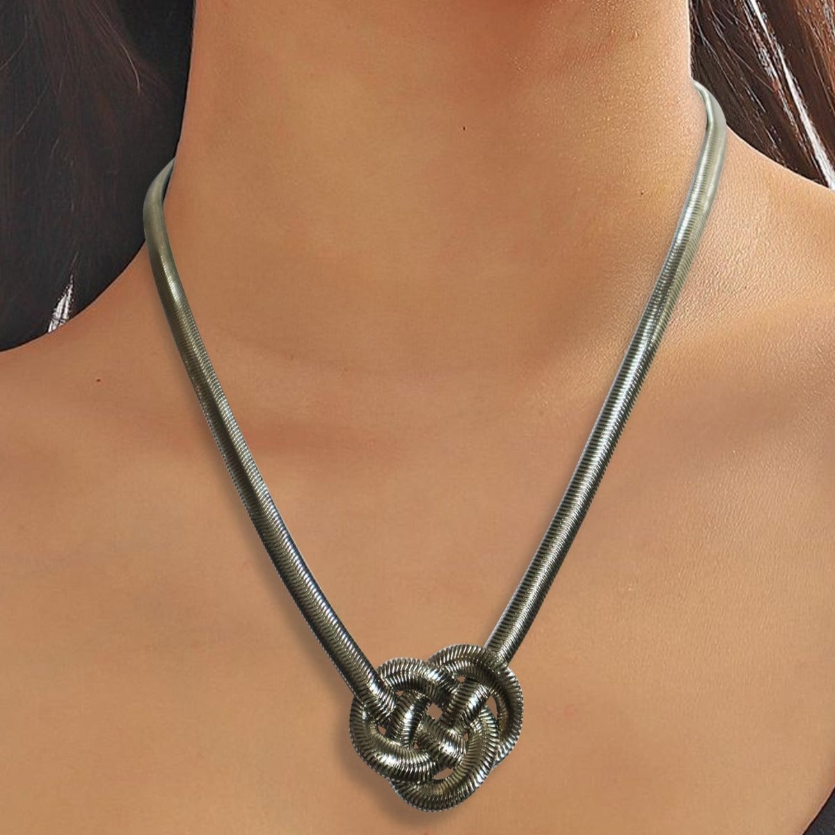 Silver Celtic Knot Necklace