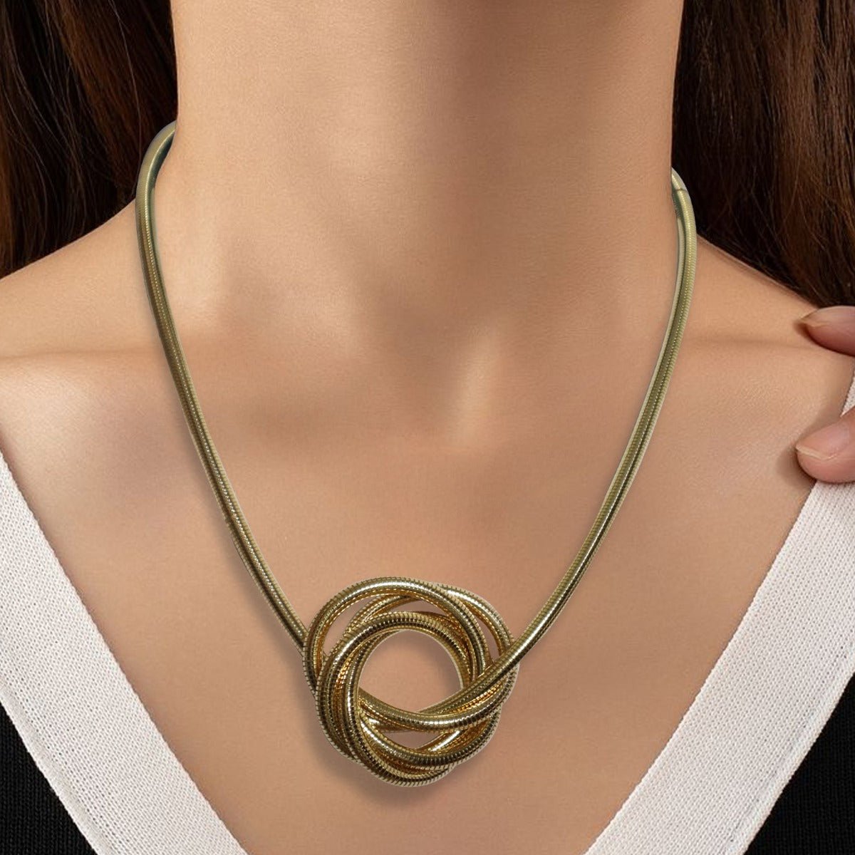 Gold Celtic Knot Necklace