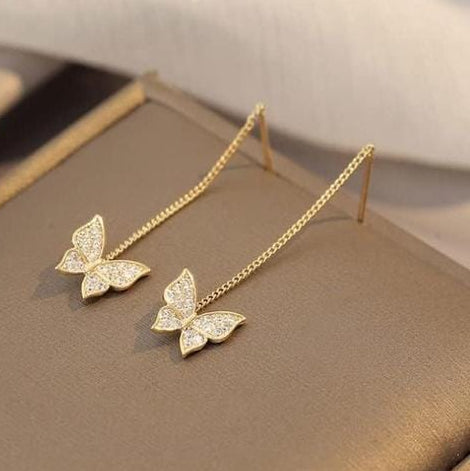 Golden butterflies Earrings