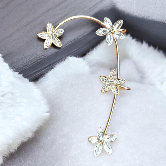 Flower Ear Cuff Earring