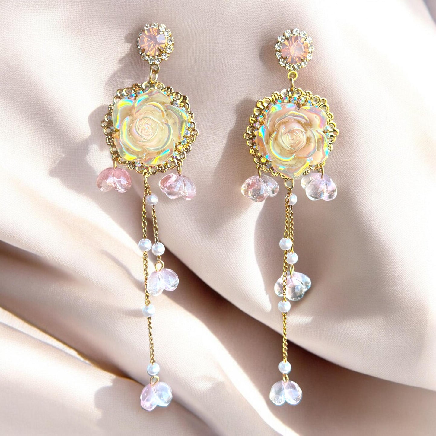 Dangling Flower  Turkish Earrings