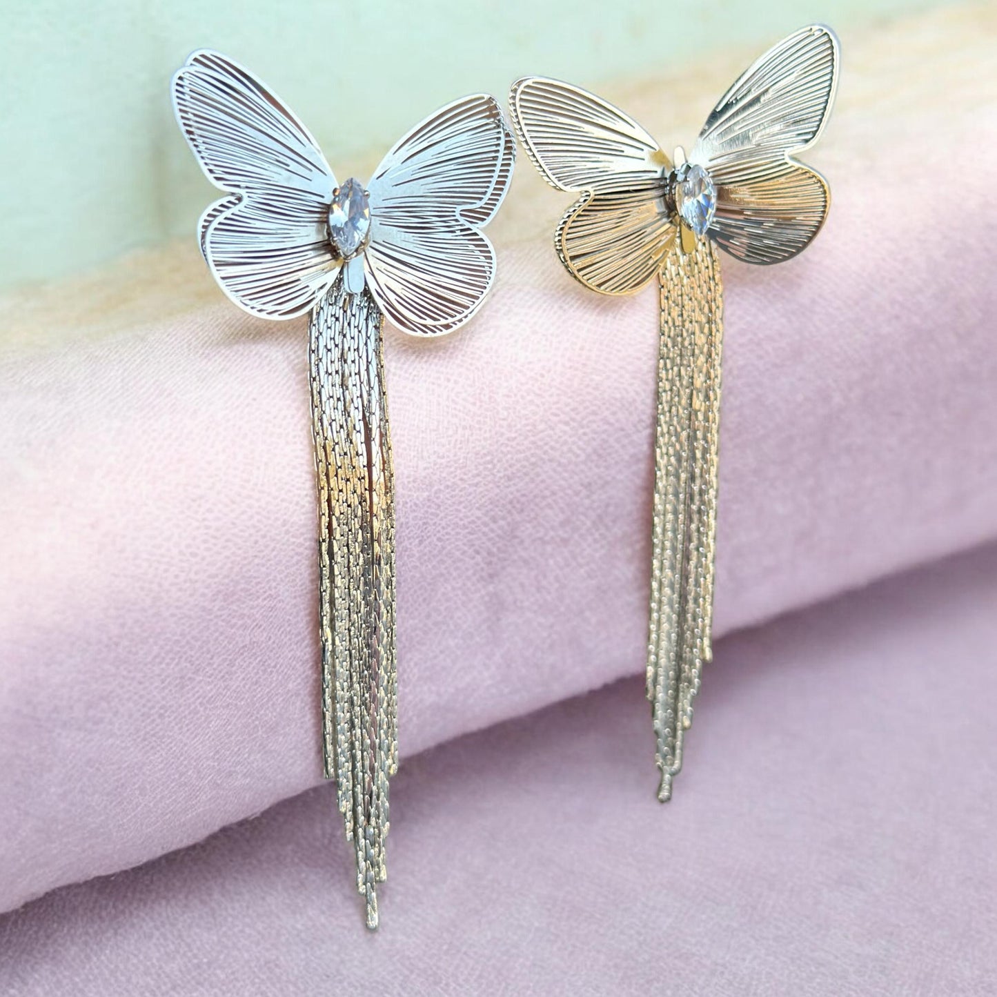 Butterfly Stylo Studs Earrings