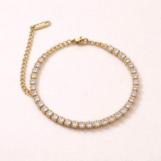 Premium Gold Chain Tennis Bracelet