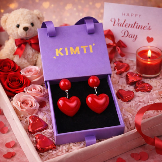 Candy Heart Stud Earring