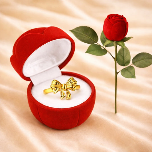 18k Gold Plated GlowTie Ring